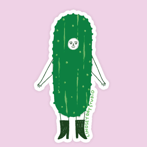 Pickle Girl Sticker