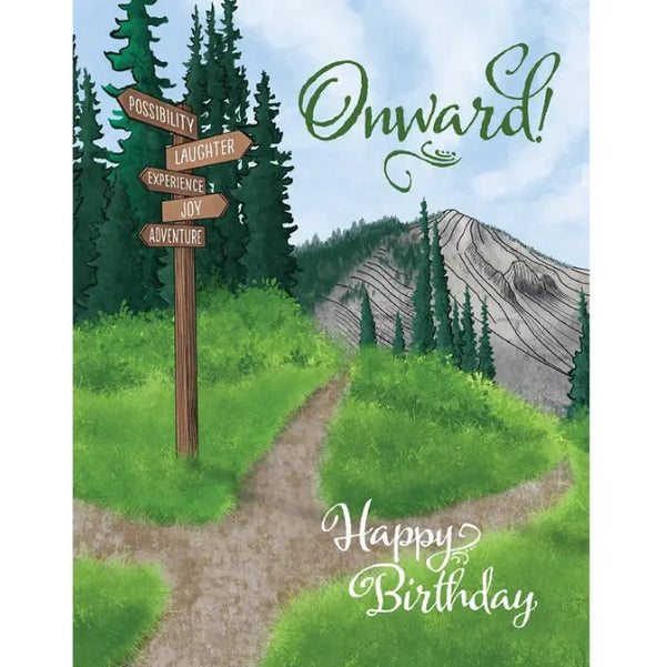 Onward Birthday Card