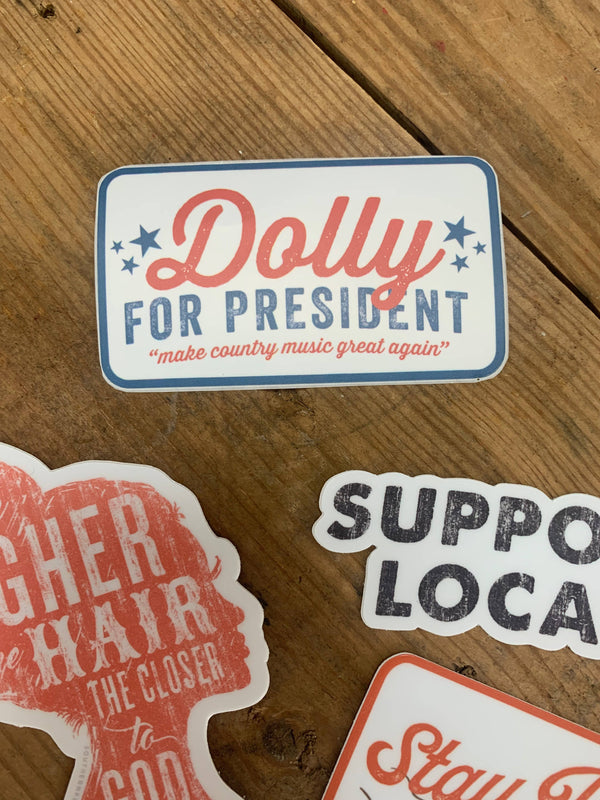 Dolly for President - Sticker
