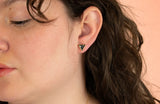 Night Sky Tri Earrings - Cold Gold