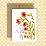 YOU ADD SO MUCH BEAUTY Love Greeting Card
