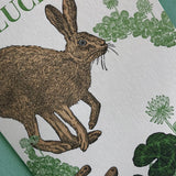Shamrock Good Luck Card
