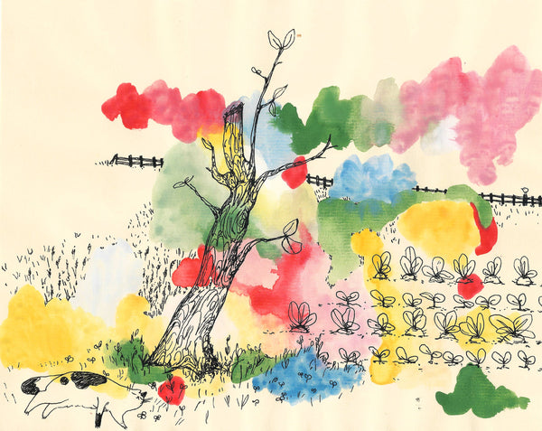 Print - "By the Tree" - 10 x 8