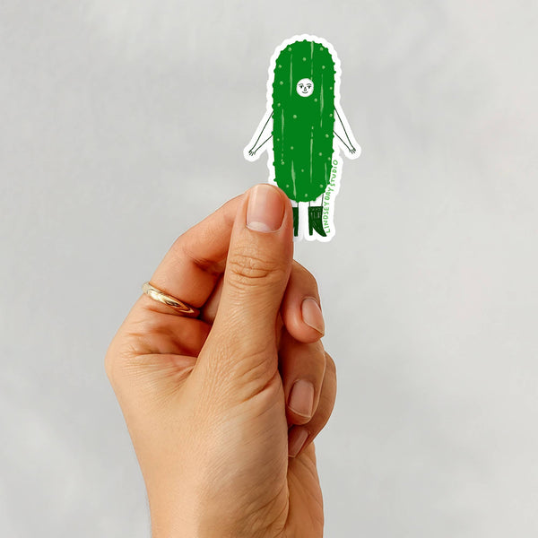 Pickle Girl Sticker