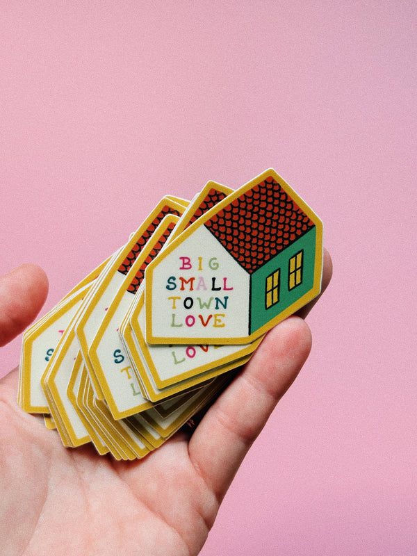 Small Town Love Sticker