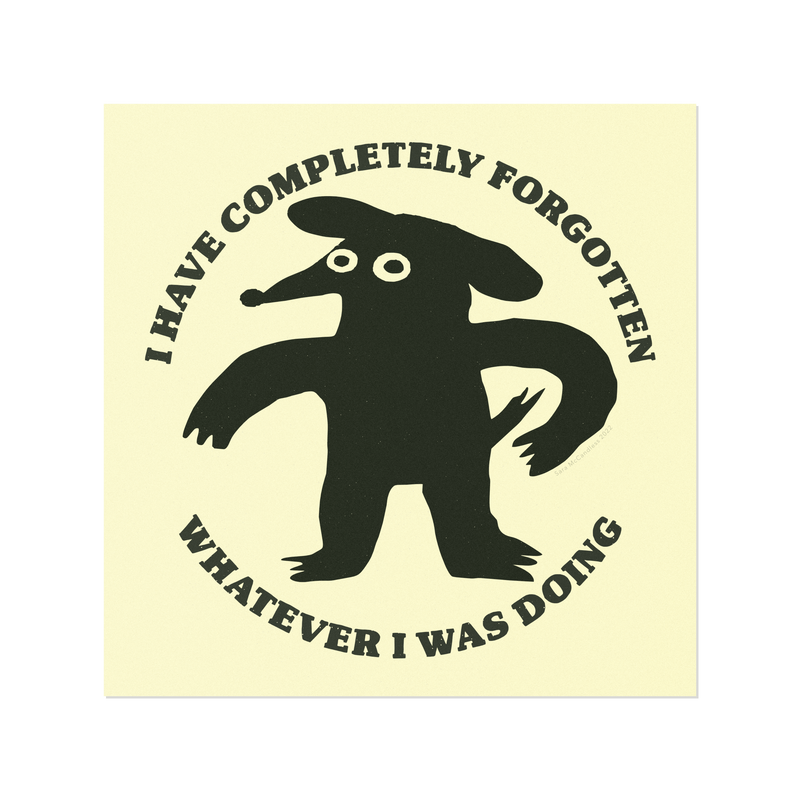 Completely Forgotten Print - 8 x 8