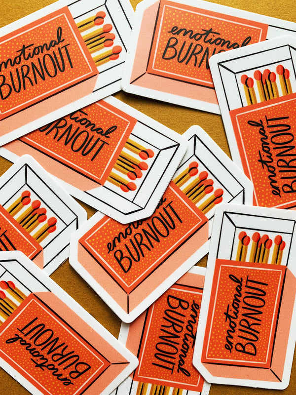 Burnout Sticker