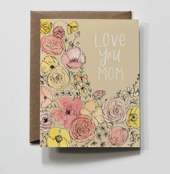 Mother's Day Coral Mom Card