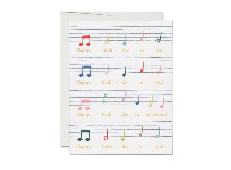 Birthday - Song greeting card