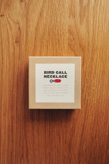 Bird Call Necklace - Natural Wood
