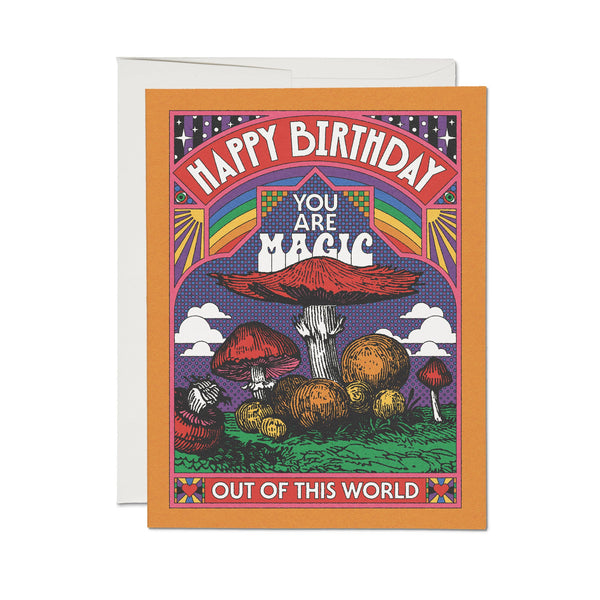 Out of This World birthday greeting card