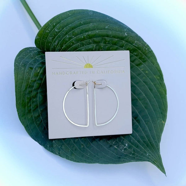 Small Half Circle Hoops