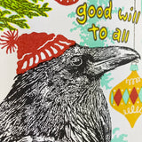 Goodwill to All Raven & Ornaments