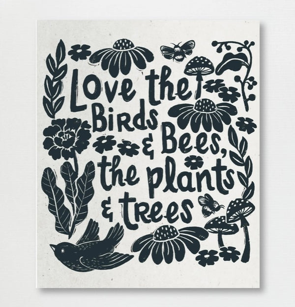 Love Birds and Bees Print