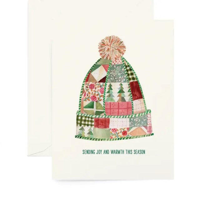 Quilt Hat Card: Holiday