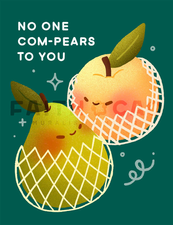 Pear Compare Love Card