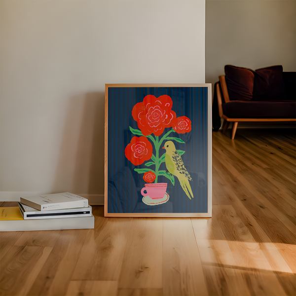 Teacup Bird | 8x10 Art Print