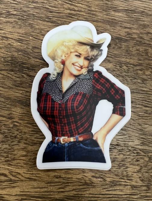 Dolly Cowgirl Sticker