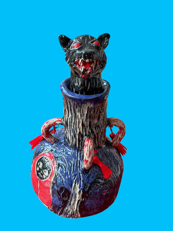 Little Red and Wolf Decanter - Blanket Fort Studio