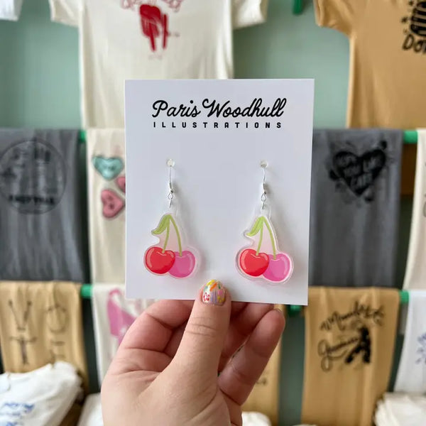 Cherry Earrings - Paris Woodhull