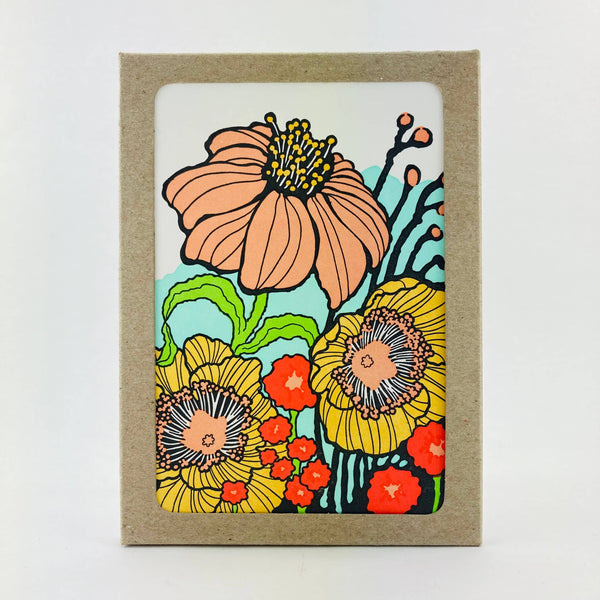 BOX SET - Poppies & Fronds Happy Flowers