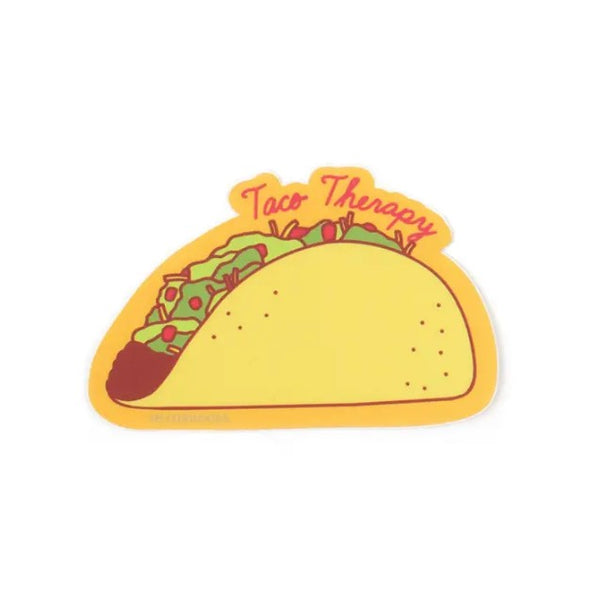 Taco Therapy Sticker