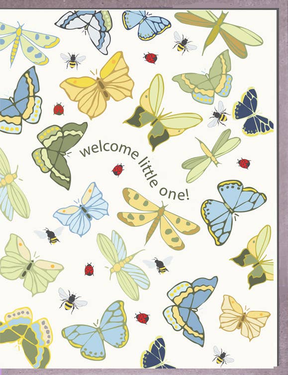 Baby Butterflies Card