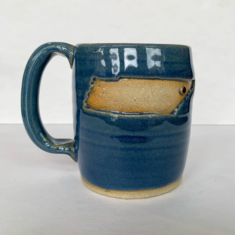 Blue TN Mug - Dot on Knoxville