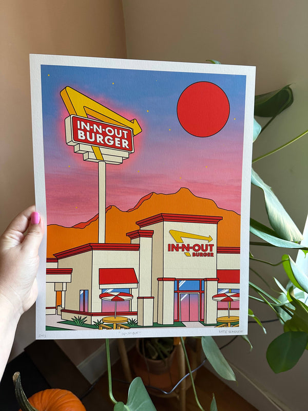 In-N-Out Art Print