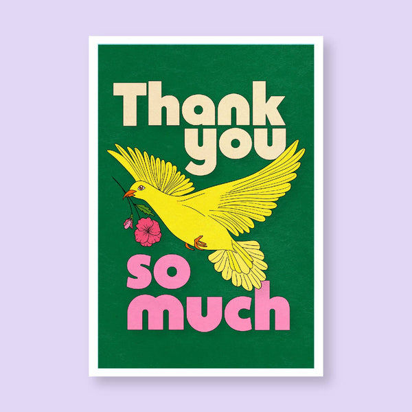 Thank You So Much Greeting Card