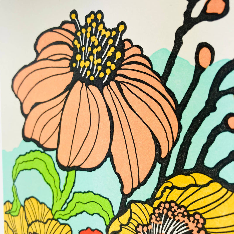 BOX SET - Poppies & Fronds Happy Flowers