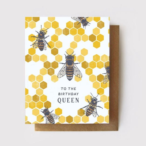 To The Birthday Queen Bee Card