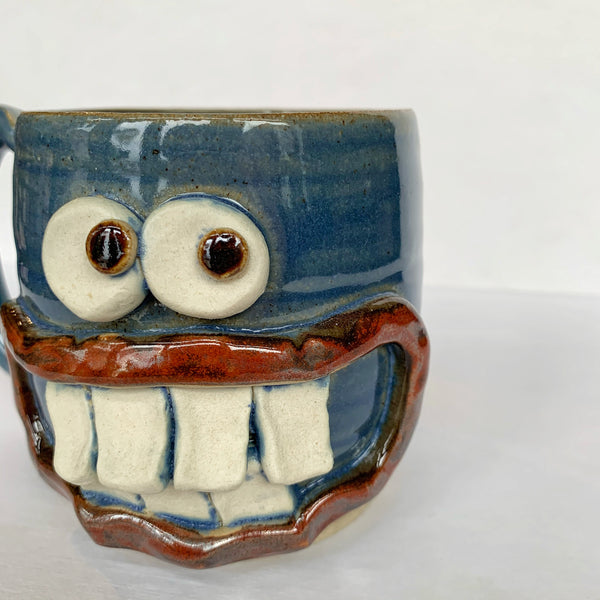 Blue Toothy Mug