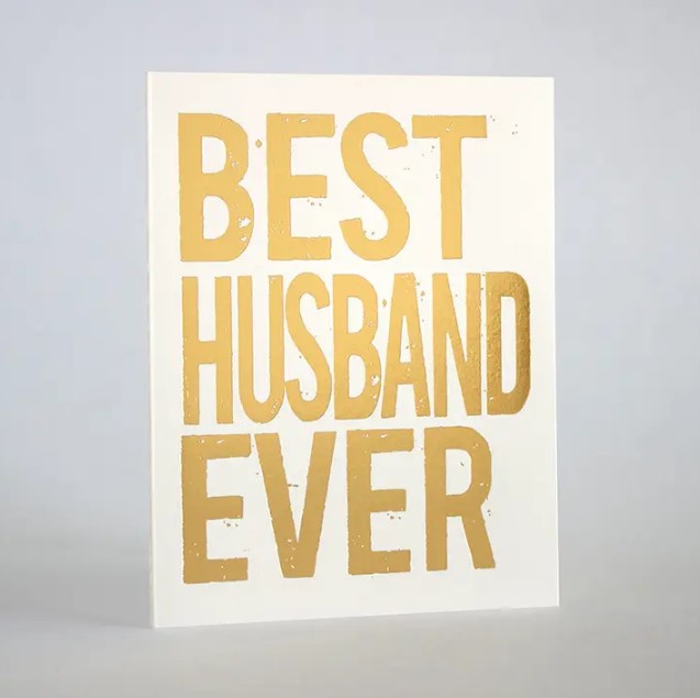 Best Husband Ever Card