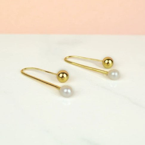 Titan Earrings - Cold Gold