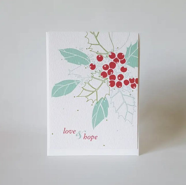 Love and Hope Botanical Card