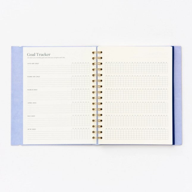 2025 Modernist Spiral Weekly Planner