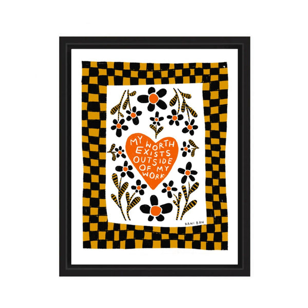 MY WORTH EXISTS Art Print - 8.5 x 11 - Rani Ban