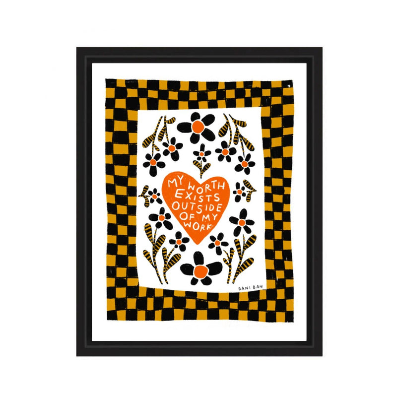 MY WORTH EXISTS Art Print - 8.5 x 11 - Rani Ban