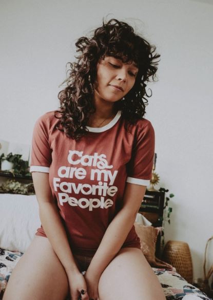 Cats Are My Favorite People Ringer Tee