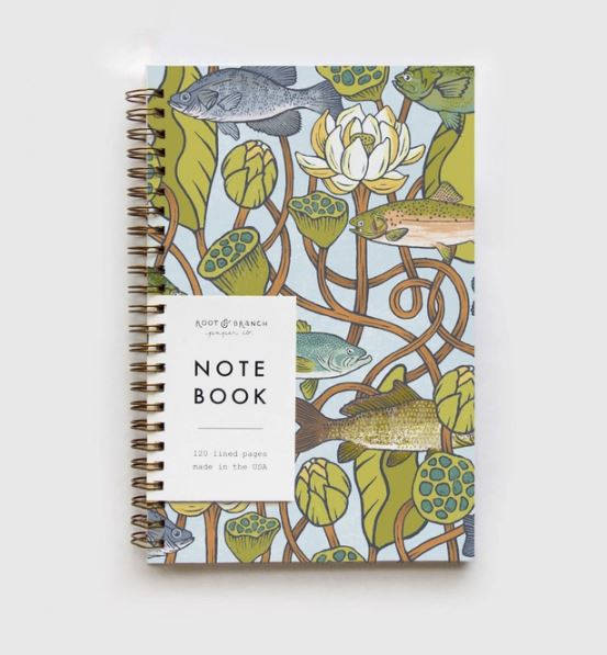 Lotus Pond Spiral Notebook