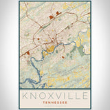 Knoxville TN Map Print - 12 x 18