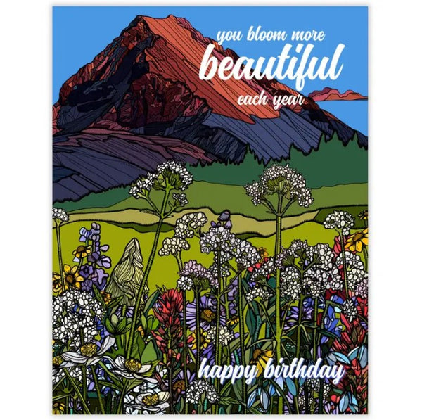 Beautiful Bloom Birthday Card