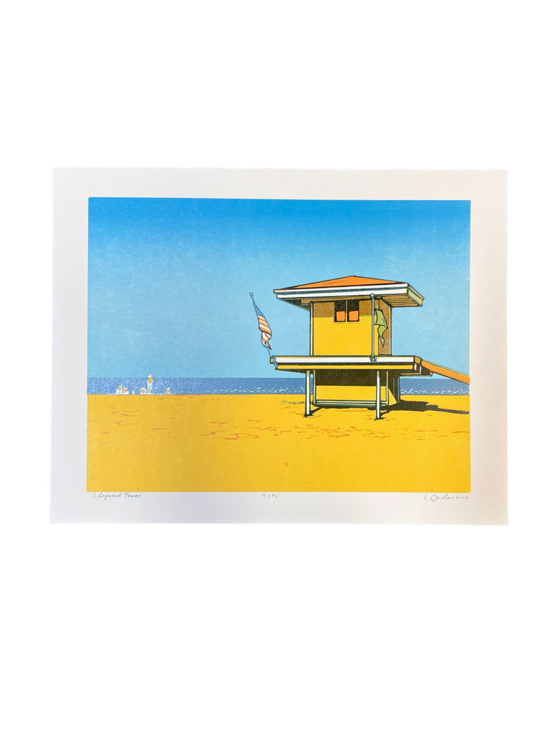 Lifeguard Tower Prints