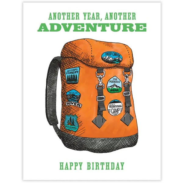 Backpack Adventure Birthday Card