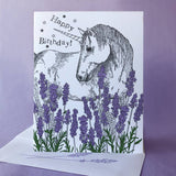 Lavender Birthday or Love Card