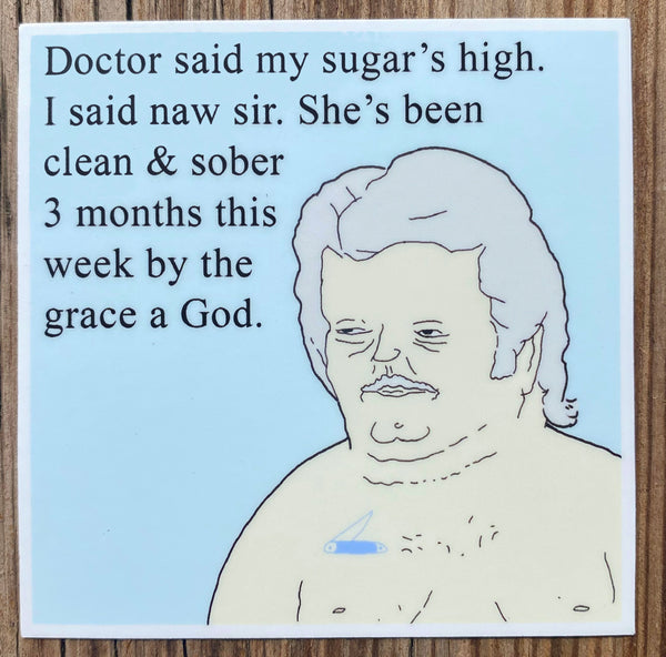 Sugar High Sticker
