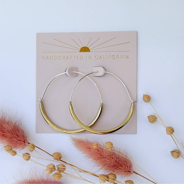 Tube Hoops- Brass -