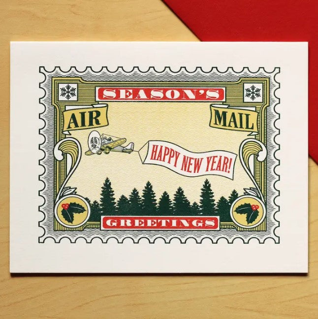 Airmail Stamp - Holiday/New Years