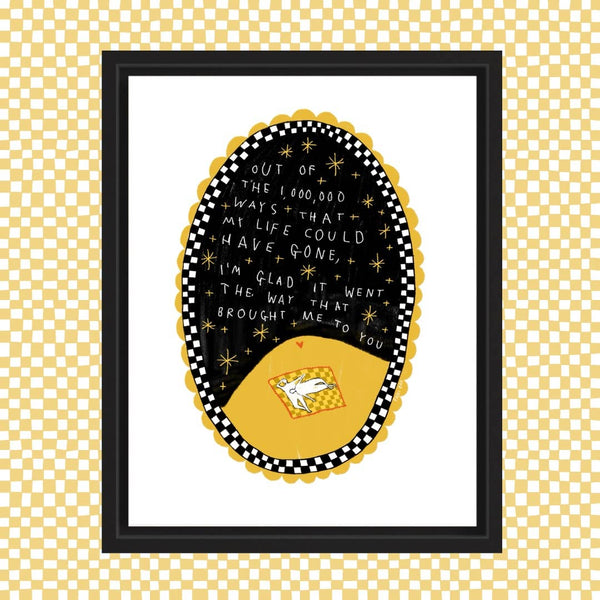 OUT OF THE 1,000,000 WAYS Art Print - 8.5 x 11 - Rani Ban